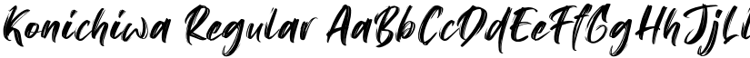 Konichiwa Regular font