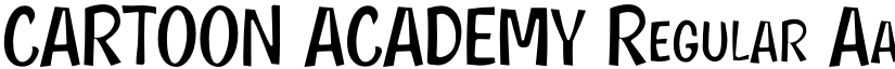 CARTOON ACADEMY Regular font