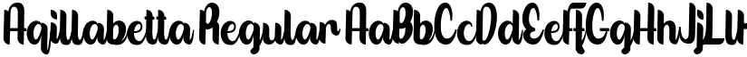 Aqillabetta font download