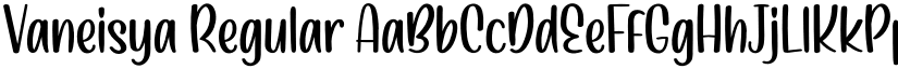 Vaneisya font download