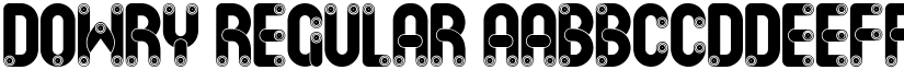 Dowry Regular font