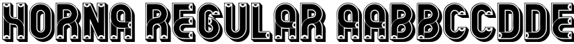 Horna Regular font
