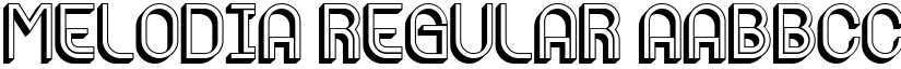 Melodia Regular font