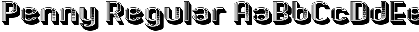 Penny Regular font