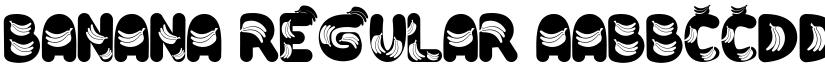Banana Regular font