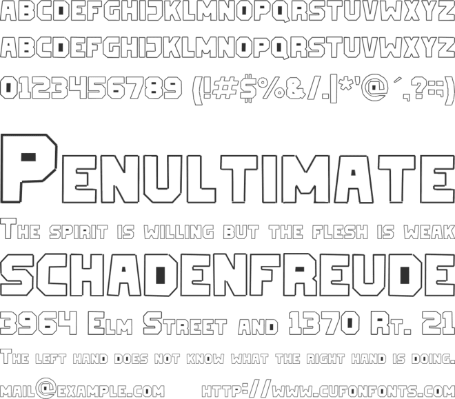 TapeArtFont font preview