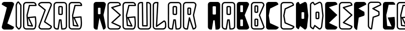 Zigzag font download