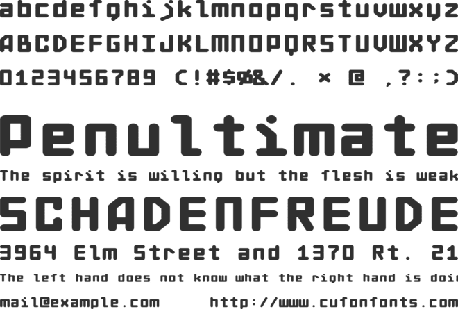 Add Electric City font preview