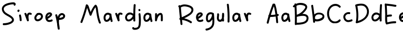 Siroep Mardjan font download
