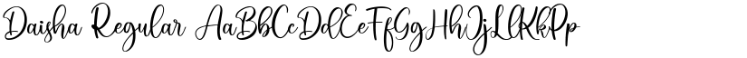 Daisha Regular font