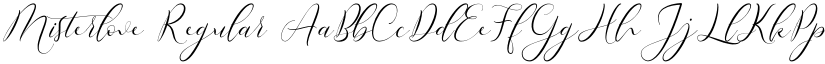 Misterlove font download