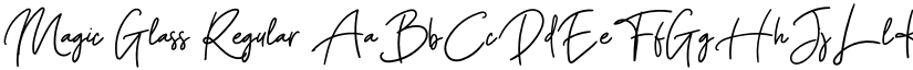 Magic Glass Regular font