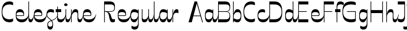 Celestine Regular font