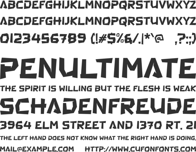 a Art Paper font preview