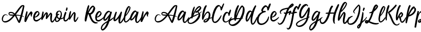 Aremoin Regular font