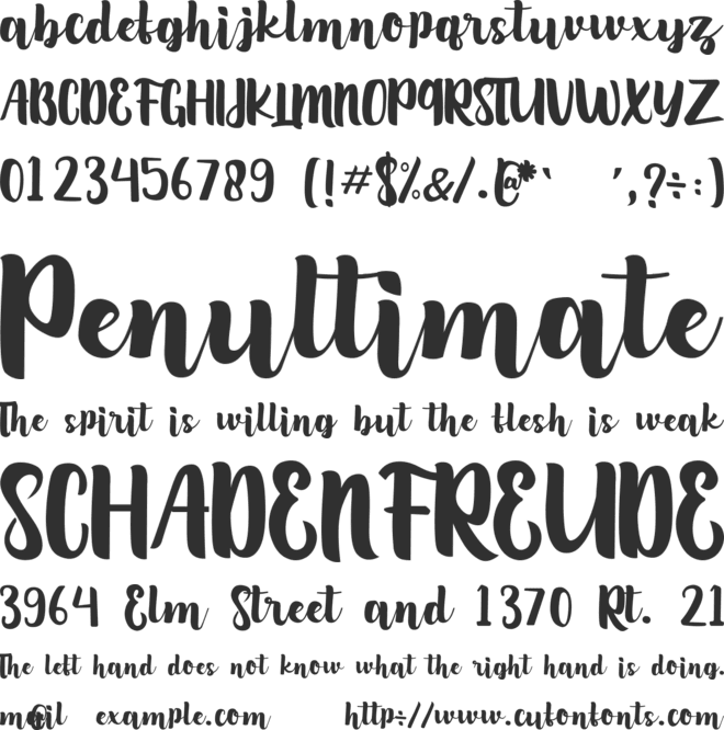 Silvia Aurelly font preview