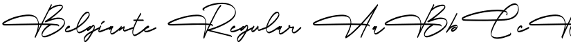 Belgiante Regular font