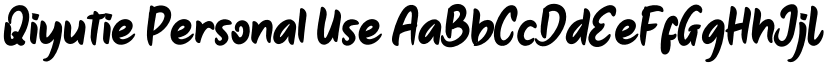 Qiyutie font download
