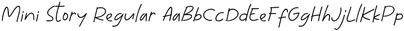 Mini Story font download