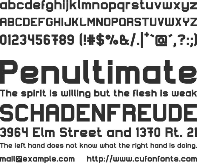 Lastwaerk font preview