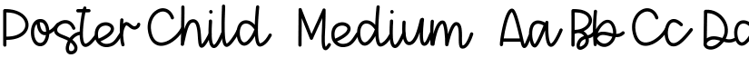 PosterChild font download