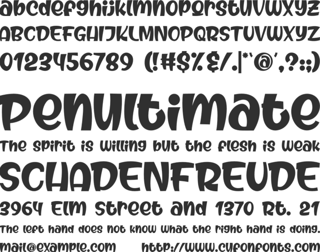 Best Kids font preview