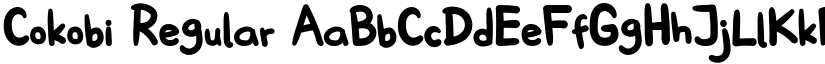 Cokobi Regular font