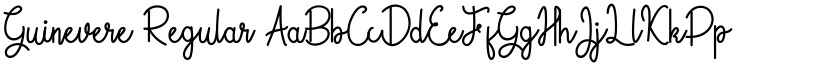 Guinevere Regular font