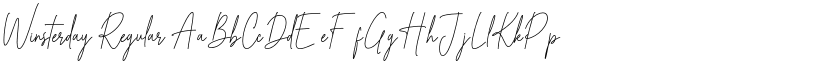 Winsterday Regular font