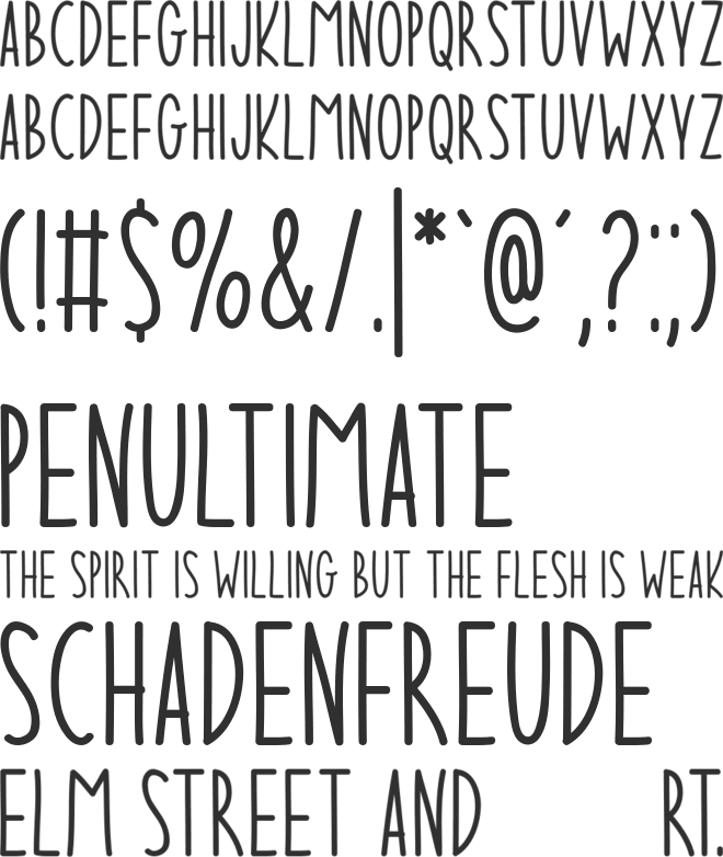 Syncopator font preview