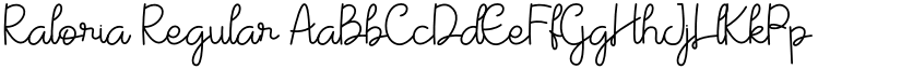 Raloria font download