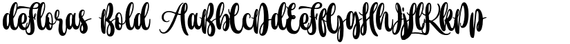 deFloras font download