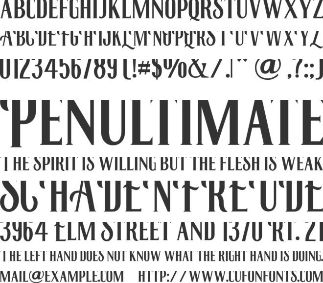 roenksync font preview