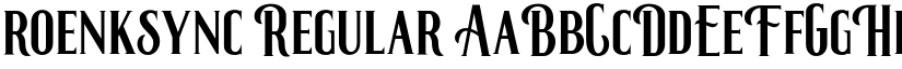 roenksync font download