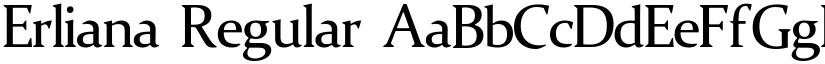 Erliana Regular font
