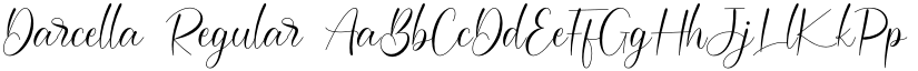 Darcella font download