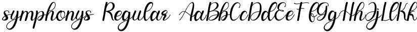 symphonys font download