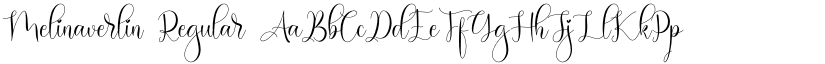 Melinaverlin font download