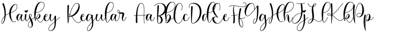 Haiskey font download