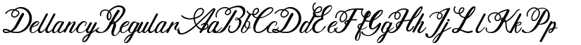 Dellancy Regular font