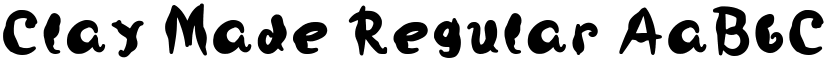 Clay Made Regular font