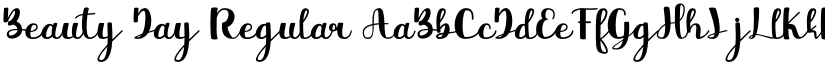 Beauty Day Regular font