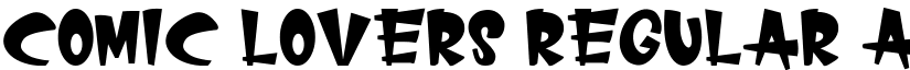 COMIC LOVERS Regular font