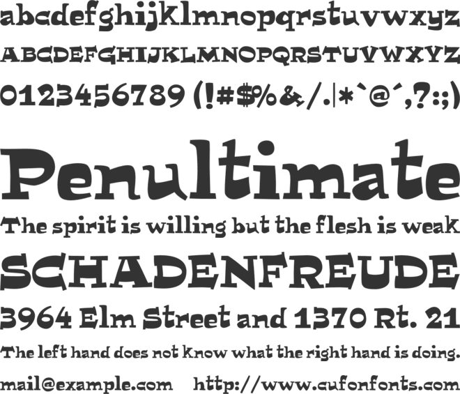 MiTica font preview