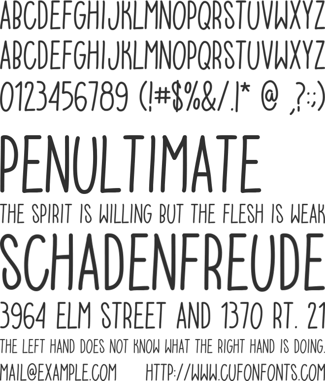 easy cre font preview