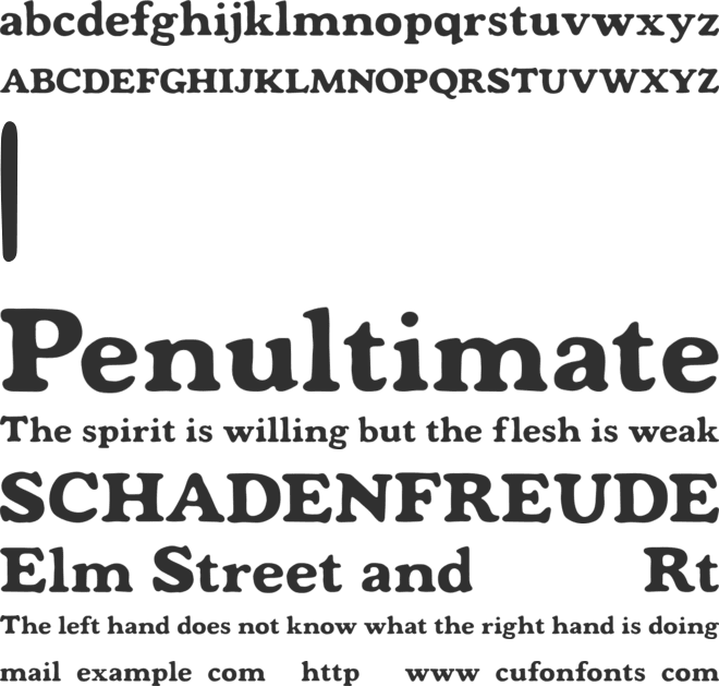Mondeur Free font preview