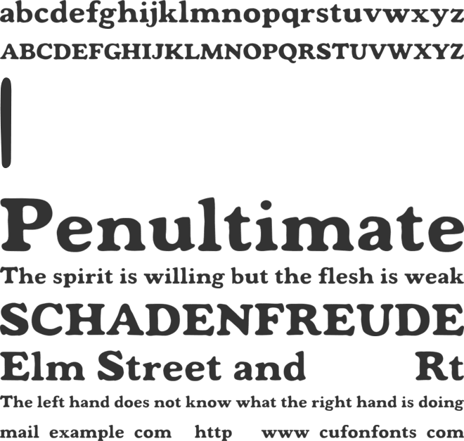 Mondeur Free font preview