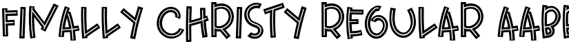 Finally Christy Regular font