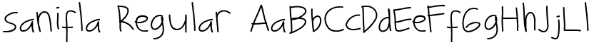 sanifla font download