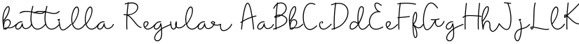 battilla font download